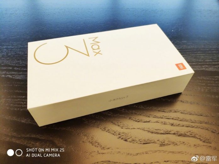 Mi Max 3 Retail Box